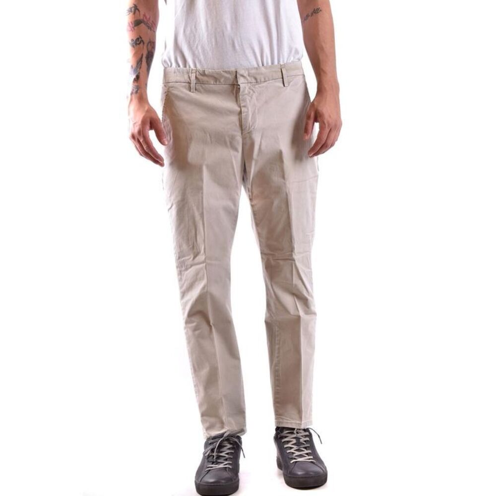 Dondup Beige Regular Pants Men Beige